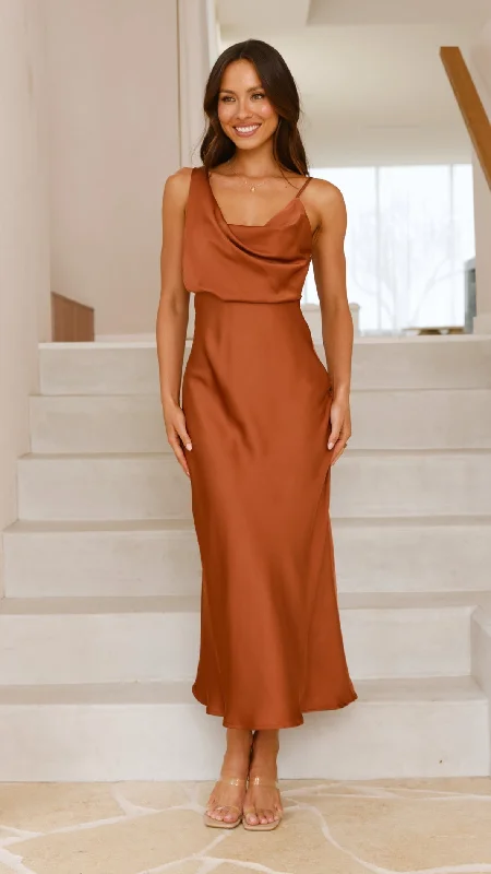 Audrey Maxi Dress - Copper