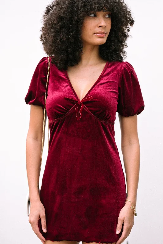 Scarlett Velvet Mini Dress