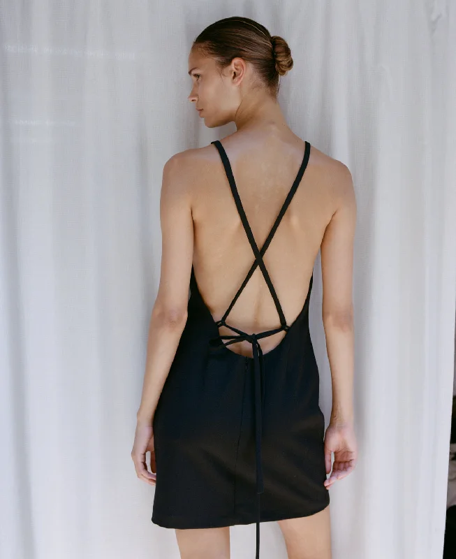 Backless Mini Dress