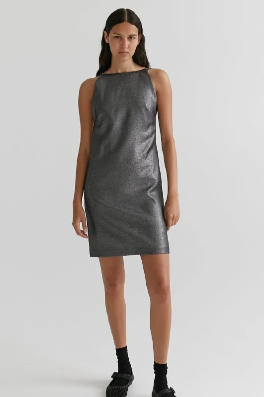 Byblos Metallic Mini Dress