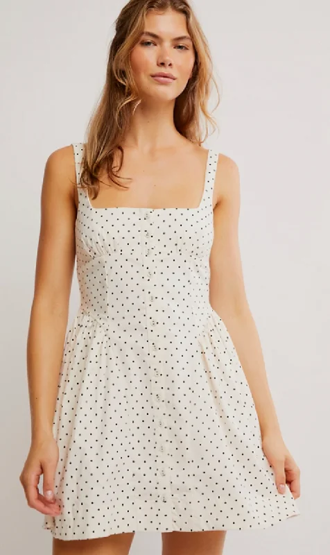 Polka Dot Mini Dress by Free People