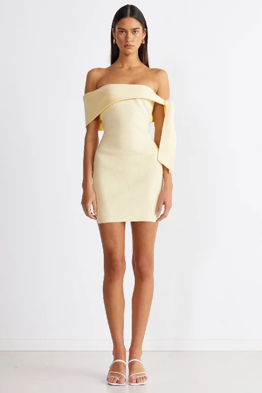 Jaymes Mini Dress - Panna Cotta