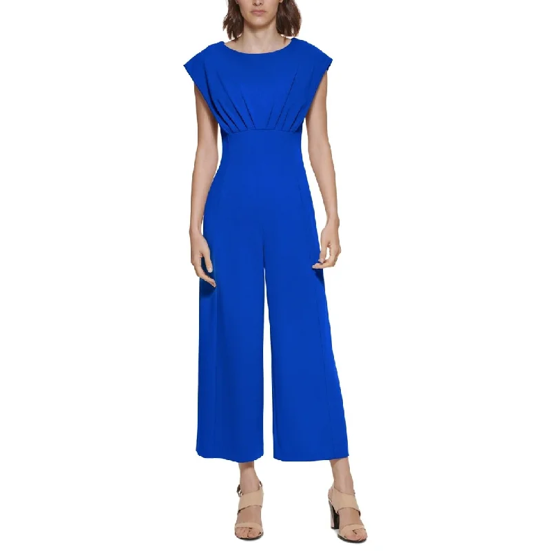 Calvin Klein Women's Cap Sleeve Jumpsuit Blue Size 2