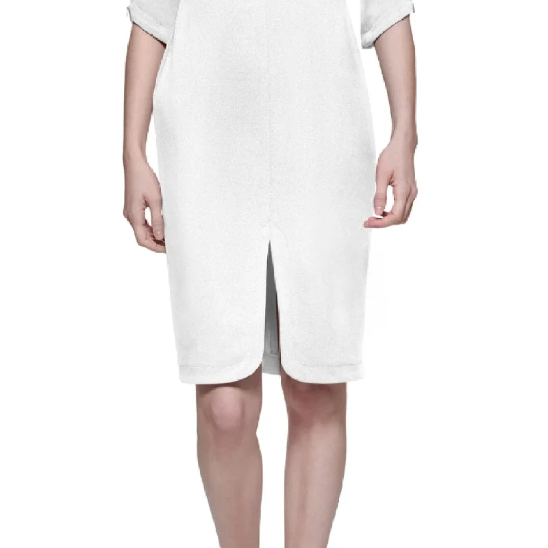 Calvin Klein Women's Sheath Dress White Size 4