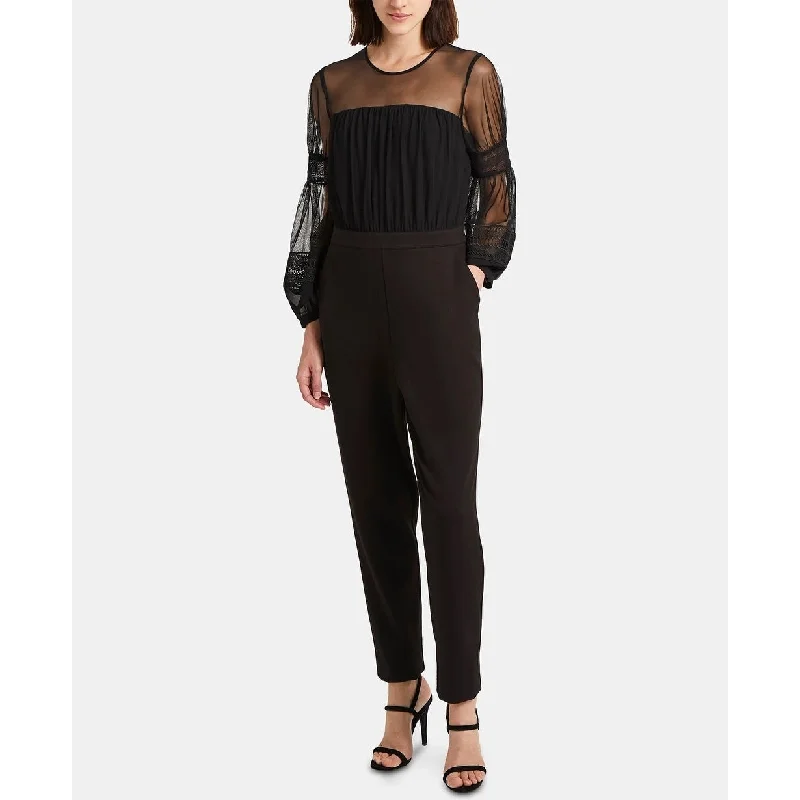 French Connection Women's Paulette Jumpsuit Black Size 2