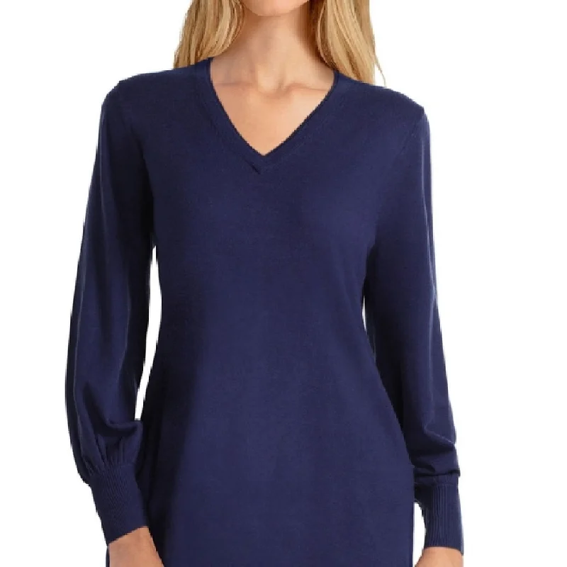 Isaac Mizrahi Women's Sweater Dress Blue Size X-Large