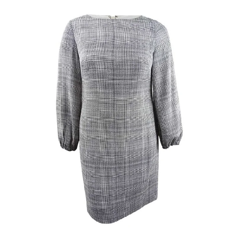 Lauren by Ralph Lauren Women's Glen Plaid Shift Dress