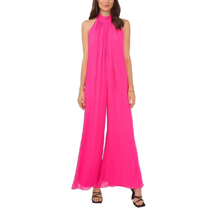 Vince Camuto Women's Halter Wide Leg Jumpsuit Pink Size XX-Small