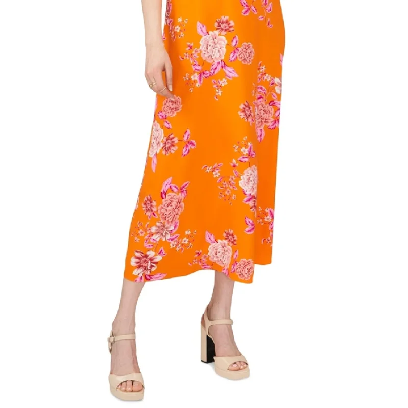 Vince Camuto Women's Rio Gardens Slipdress Orange Size X-Small