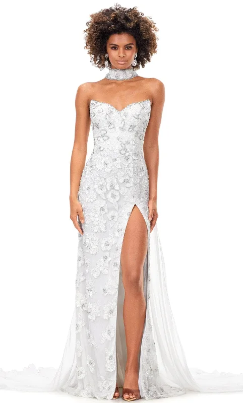 Ashley Lauren 11351 - Strapless Sweetheart Neck Evening Gown