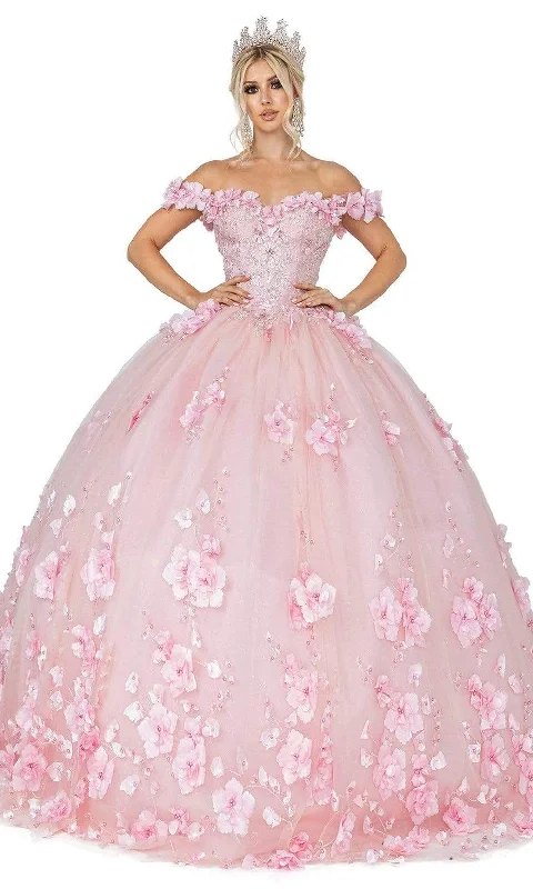 Dancing Queen - 1613 Floral Adorned Ballgown