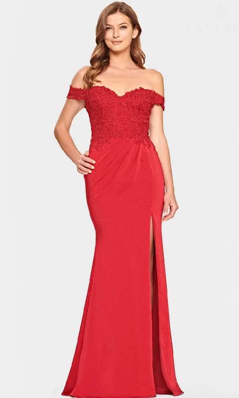 Faviana S10863 - Off the shoulder Sweetheart Evening dress