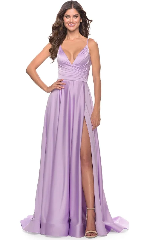 La Femme 31505 - Satin A-Line Prom Dress