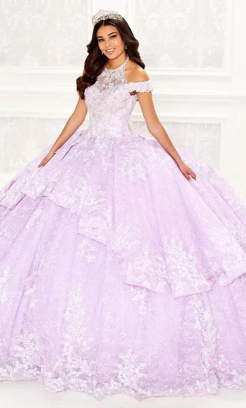 Princesa by Ariana Vara PR30089 - Off Shoulder Pleated Ballgown