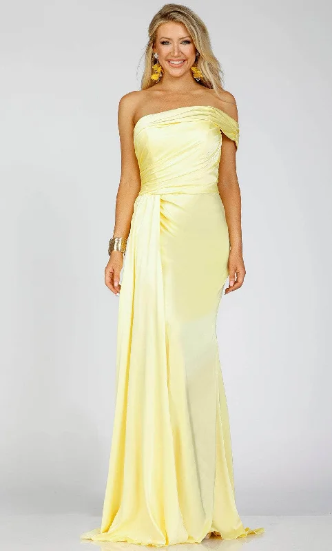 Terani Couture 231P0541 - One Shoulder Satin Prom Gown