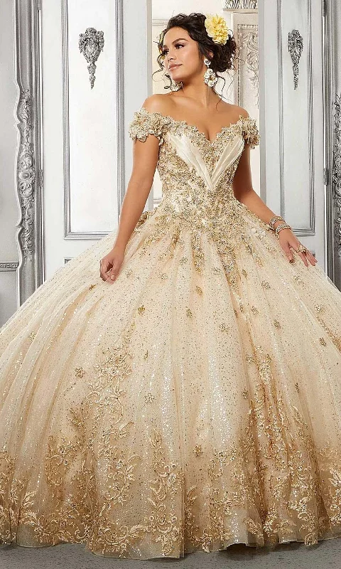 Vizcaya by Mori Lee - 34054 Off Shoulder Embroidered Ball Gown