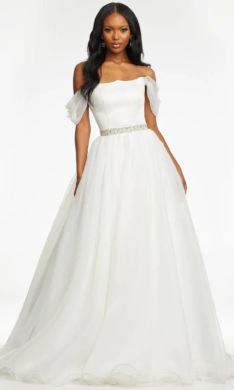 Ashley Lauren - 11129 Off Shoulder Organza Ballgown