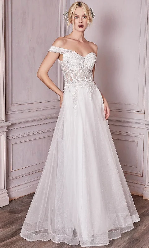 Cinderella Divine Bridal CD961W - A-line Bridal Gown