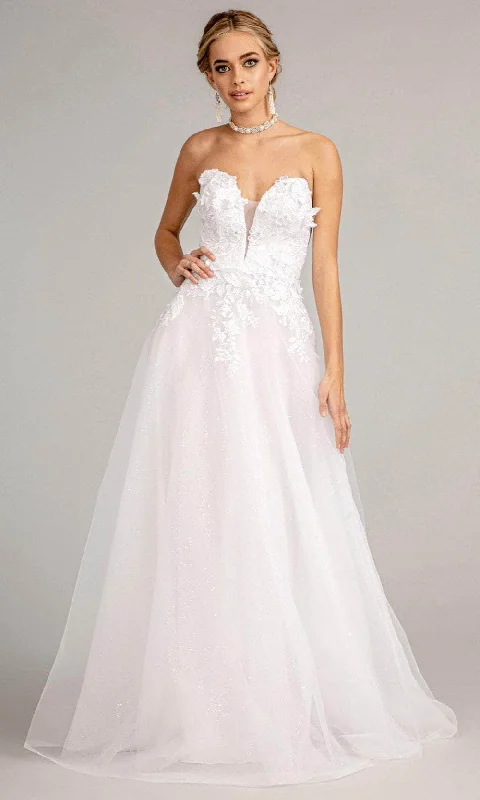 GLS by Gloria GL3010 - Strapless Sweetheart Wedding Dress