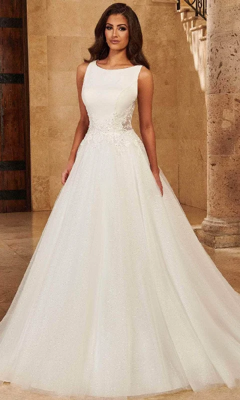 Mary's Bridal MB2134 - Sleeveless Jewel Neck Wedding Gown